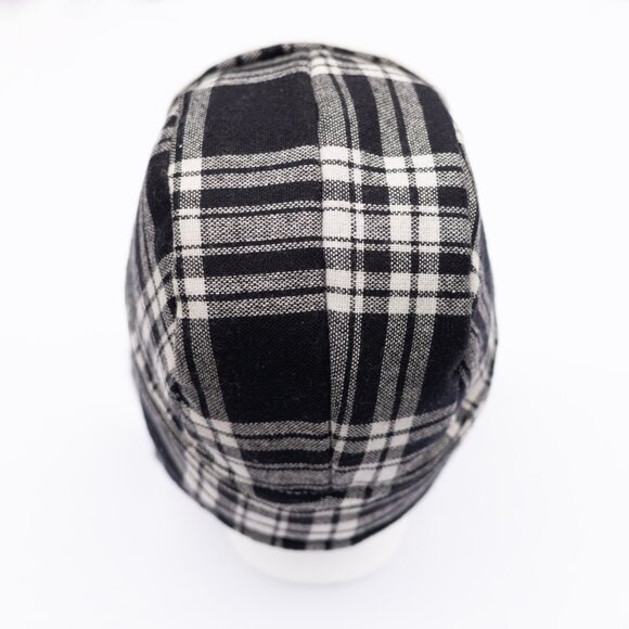 Boys Upcycled Trapper Aviator Vintage Wool Plaid Hat - Picture 4 of 5
